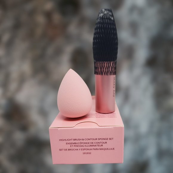 HIGHLIGHT BRUSH & CONTOUR SPONGE SET~MARY KAY ~LIMITED EDITION - Discontinued - Picture 6 of 6